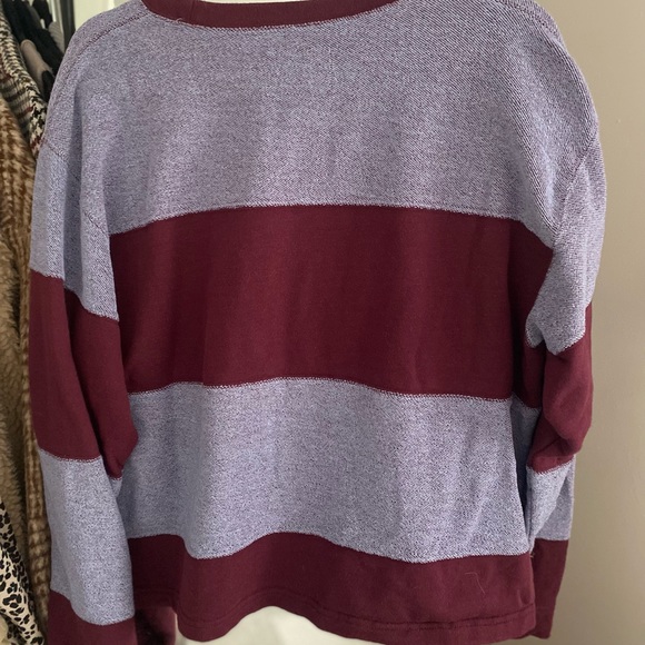 Roots Crewneck, rugby stripe - Picture 2 of 4
